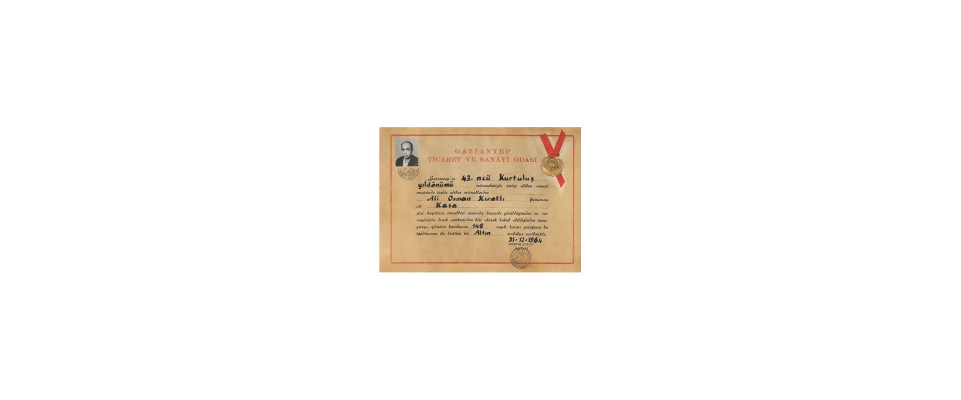 1964’te Altın Madalya Alan Çelik Kasa Markası